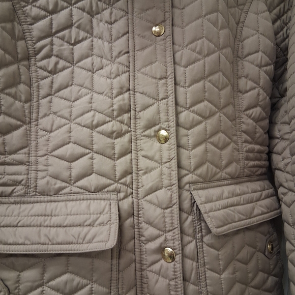 Weatherproof Quilted Bomber Jacket - Brown - Picture 9 of 9